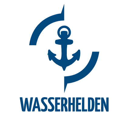 Logo Wasserhelden weiß